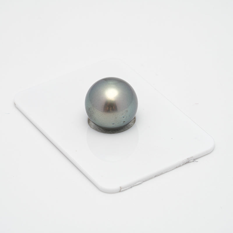 1pcs Light Green 13.6mm - RSR AAA Quality Tahitian Pearl Single LP1749