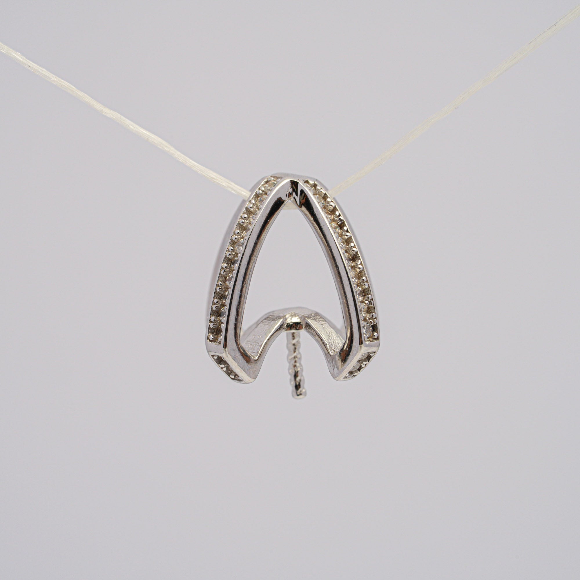 Pendant Clasp 925 Silver for Pearl SC563