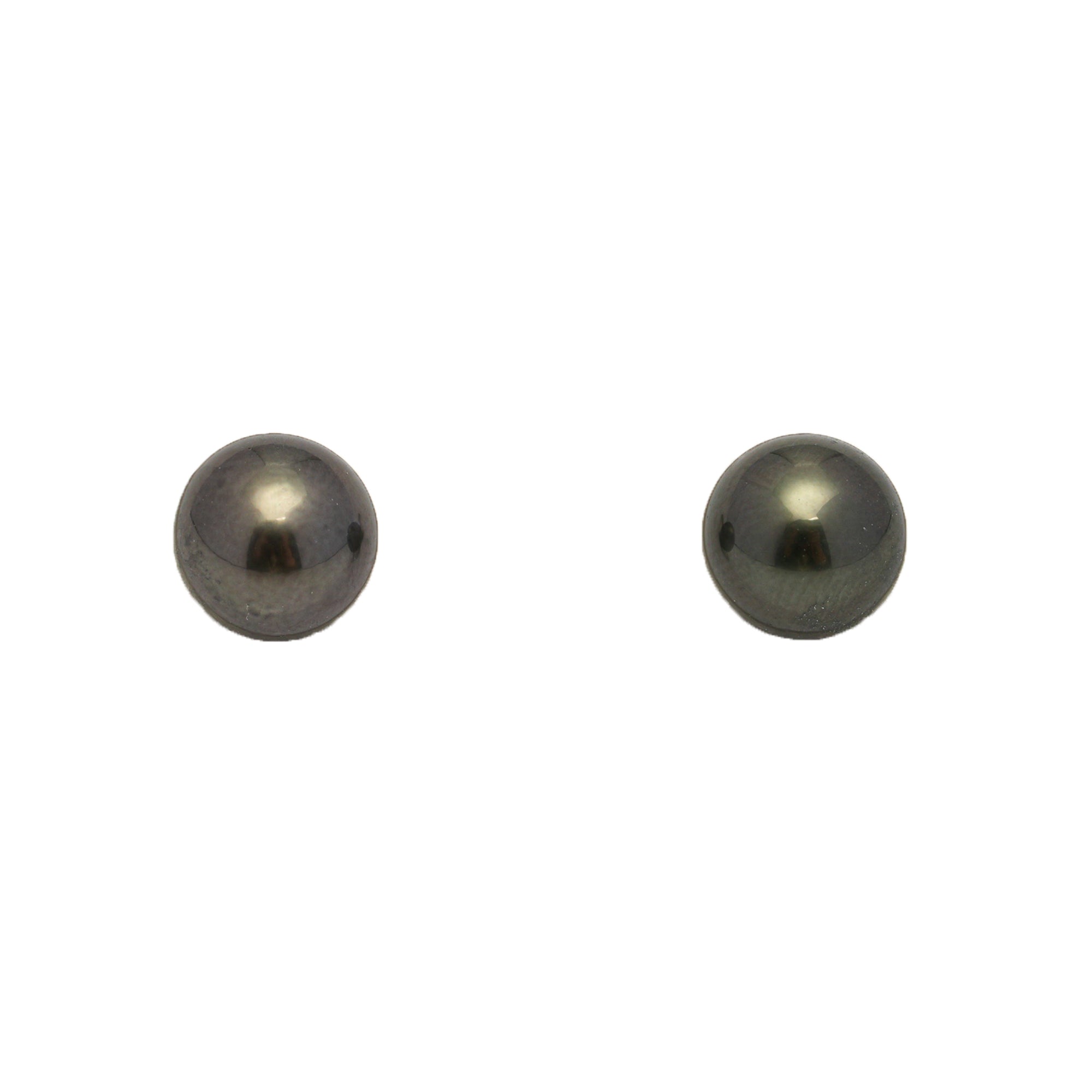 2pcs Dark 7.8-7.9mm - RSR AAA/AA Quality Tahitian Pearl Pair ER1784 NG19