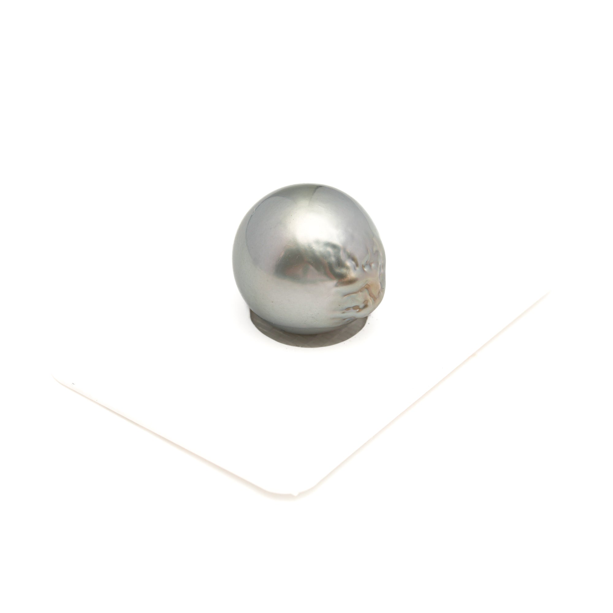 1pcs "High Luster" Silver Blue 15.7mm - SB AAA Quality Tahitian Pearl Single LP2517 CMP11