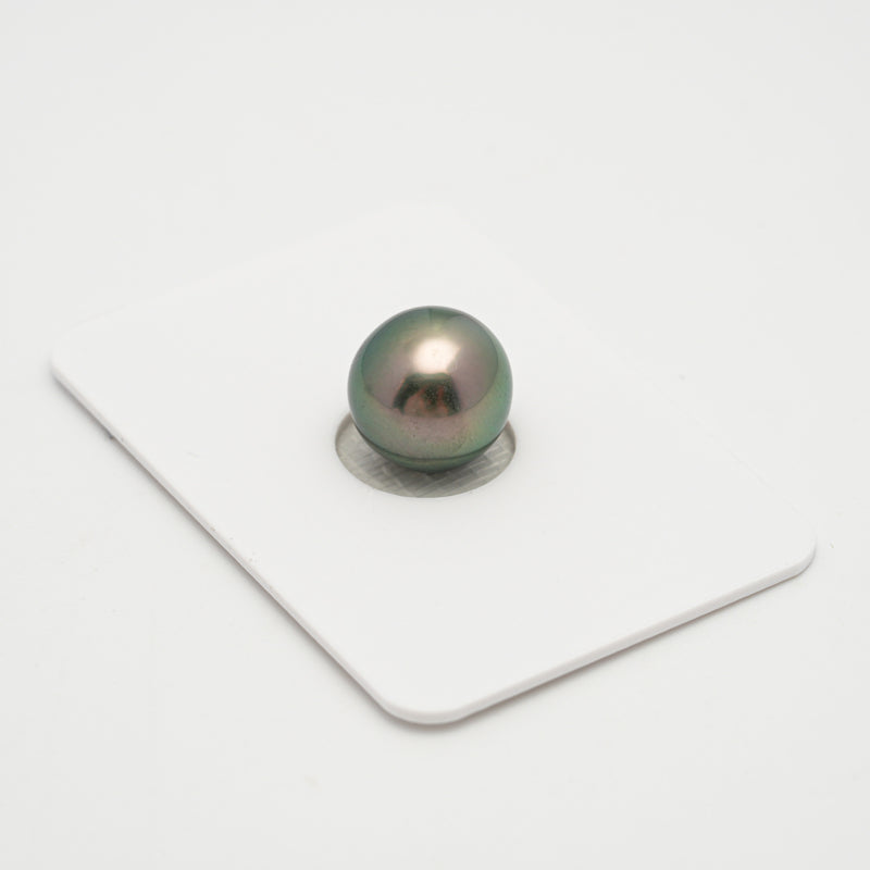 1pcs Green 11.2mm - NR AAA/AA Quality Tahitian Pearl Single LP2002 MI1