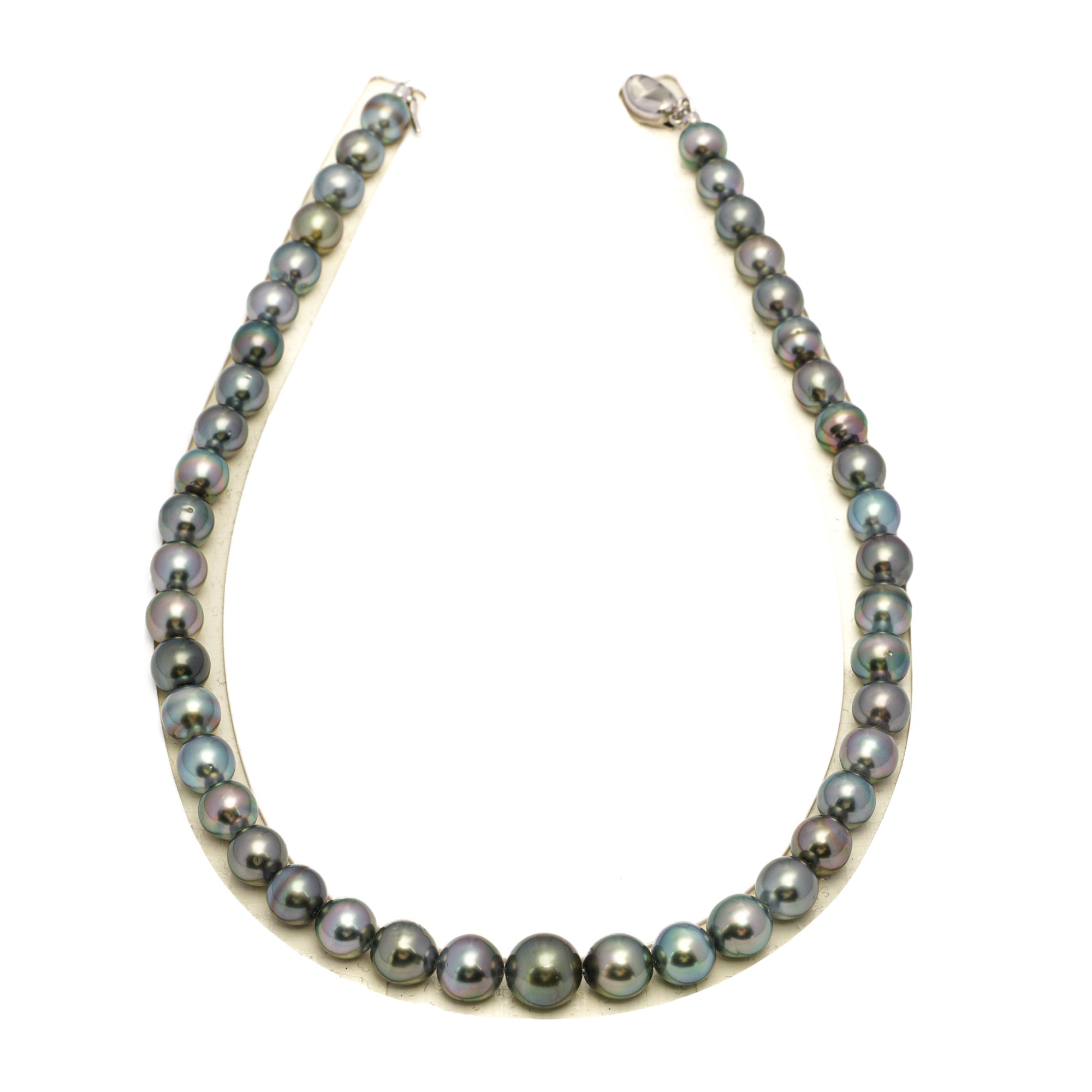 44pcs Multicolor 8-11mm - SR/NR AAA/AA Quality Tahitian Pearl Drilled Necklace NL1701 WF1