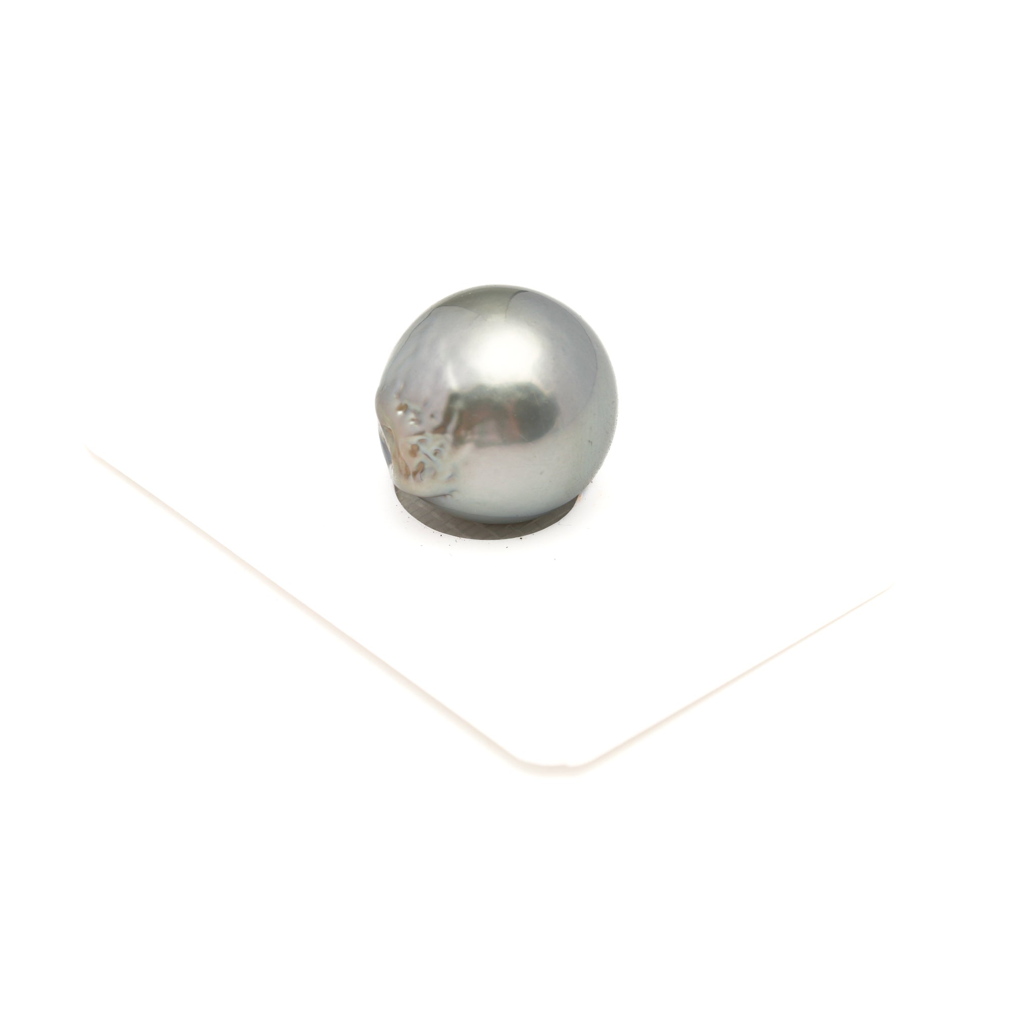 1pcs "High Luster" Silver Blue 15.7mm - SB AAA Quality Tahitian Pearl Single LP2517 CMP11