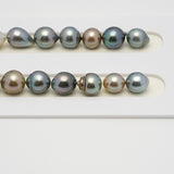 40pcs Multicolor 8-10mm - SB AAA Quality Tahitian Pearl Necklace NL1526