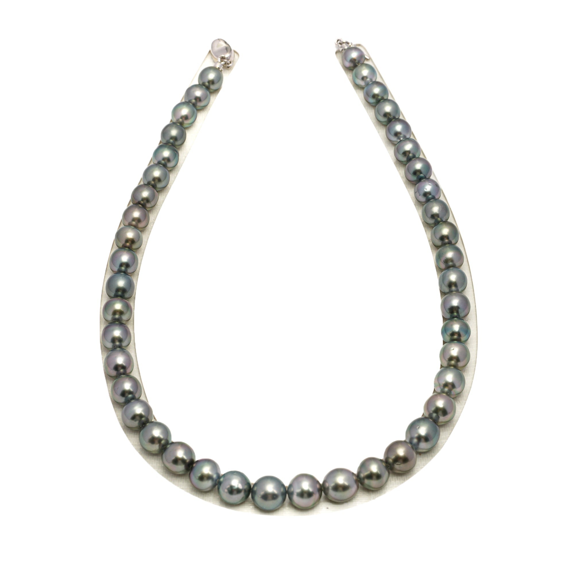 43pcs Multicolor 8-11mm - SB AAA/AA Quality Tahitian Pearl Drilled Necklace NL1736 WF1