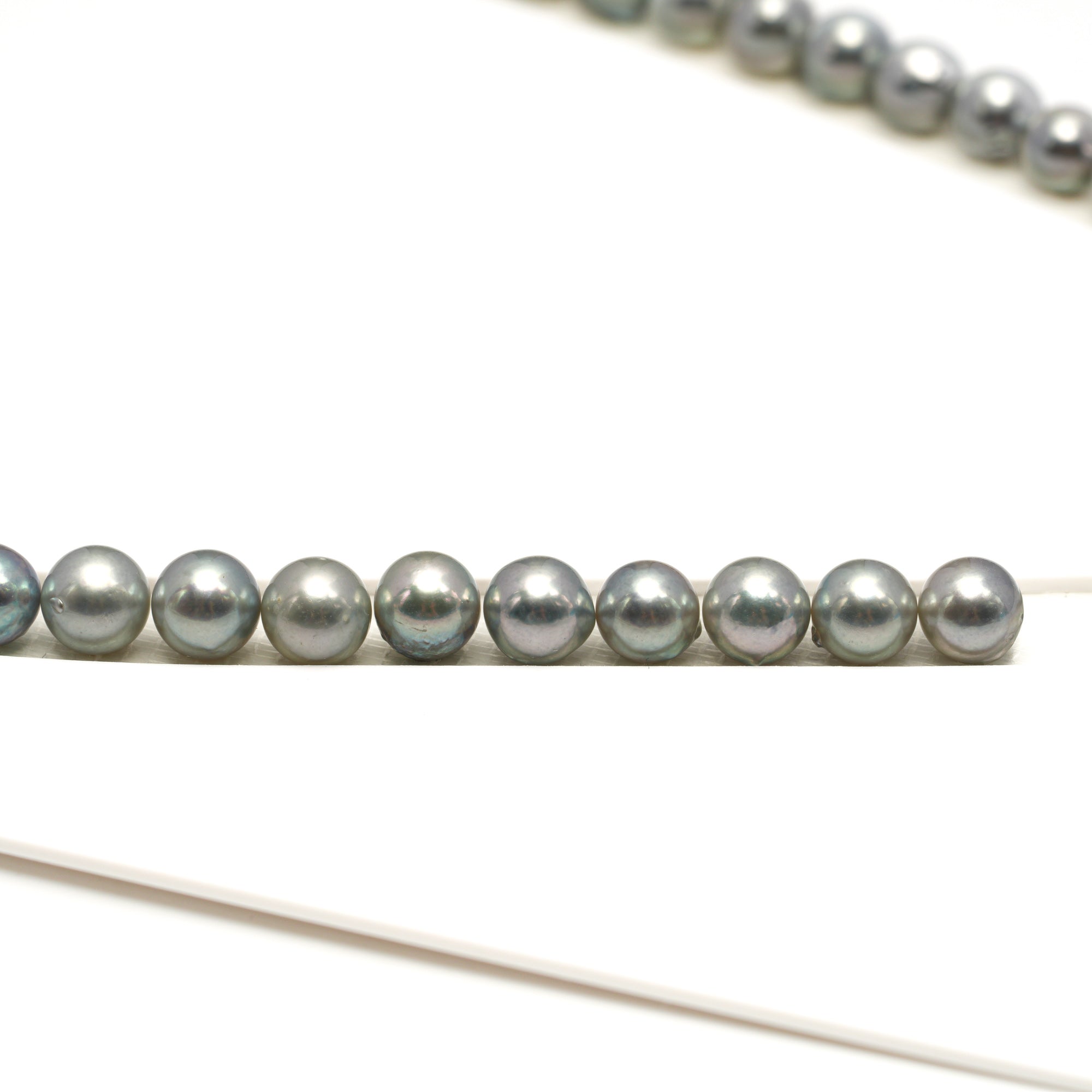 52pcs Akoya Pearl "High Luster" Silver Mix 7.2-7.7mm - SR/NR AAA/AA Quality Necklace AKNL1754 CMA1