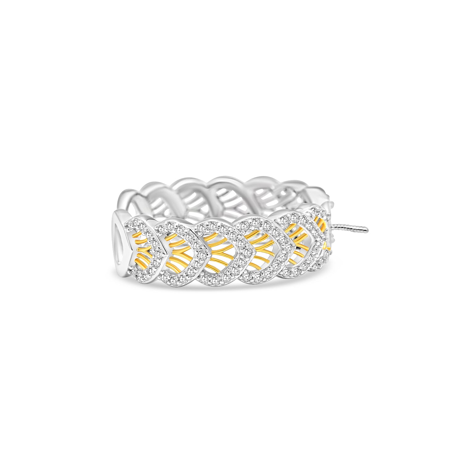 Adjustable Ring 925 Silver for pearl SC369