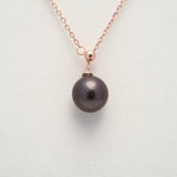925 Rose Gold Y Chain with Pearl SHM12TH2