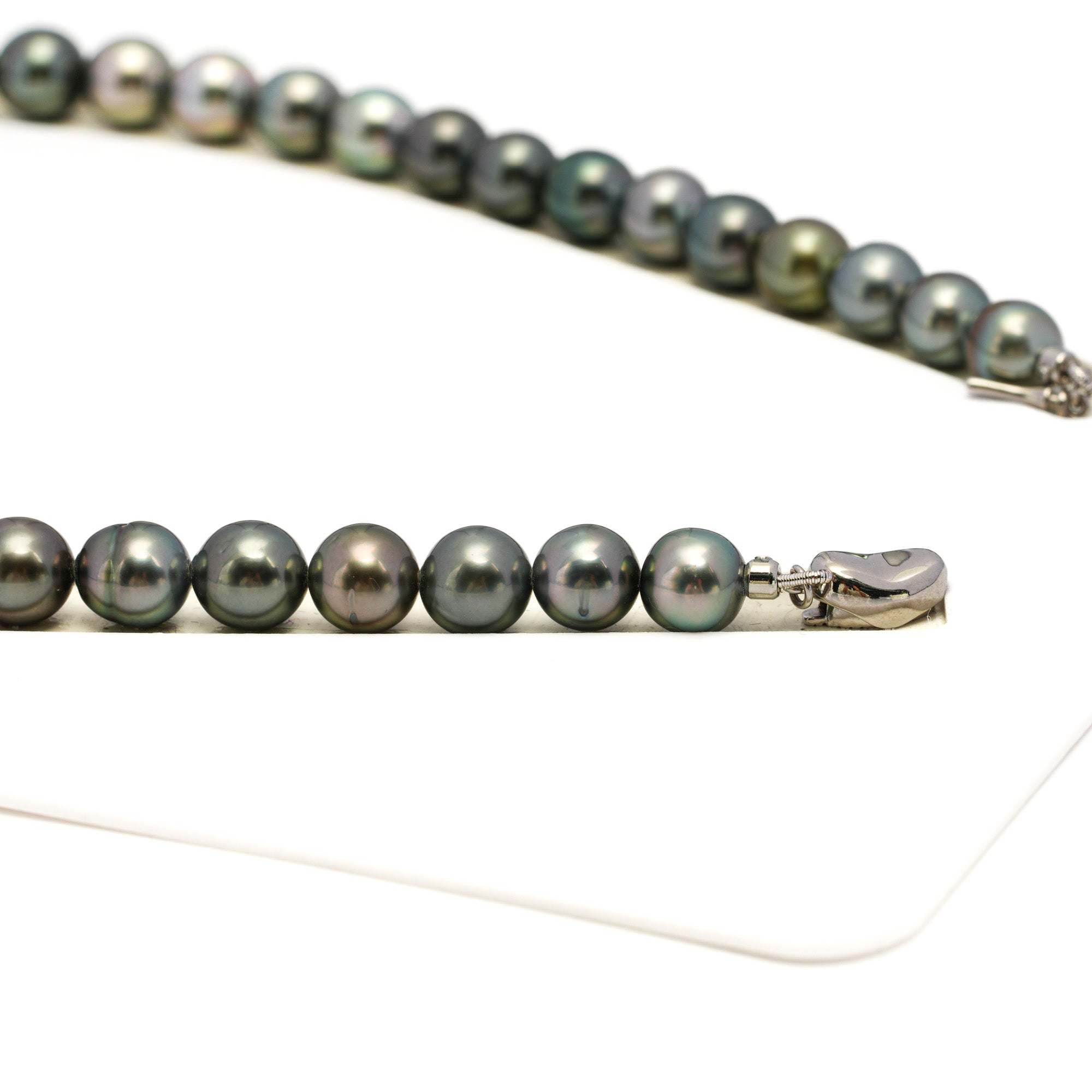 44pcs Multicolor 8-11mm - SR/NR AAA/AA Quality Tahitian Pearl Drilled Necklace NL1701 WF1