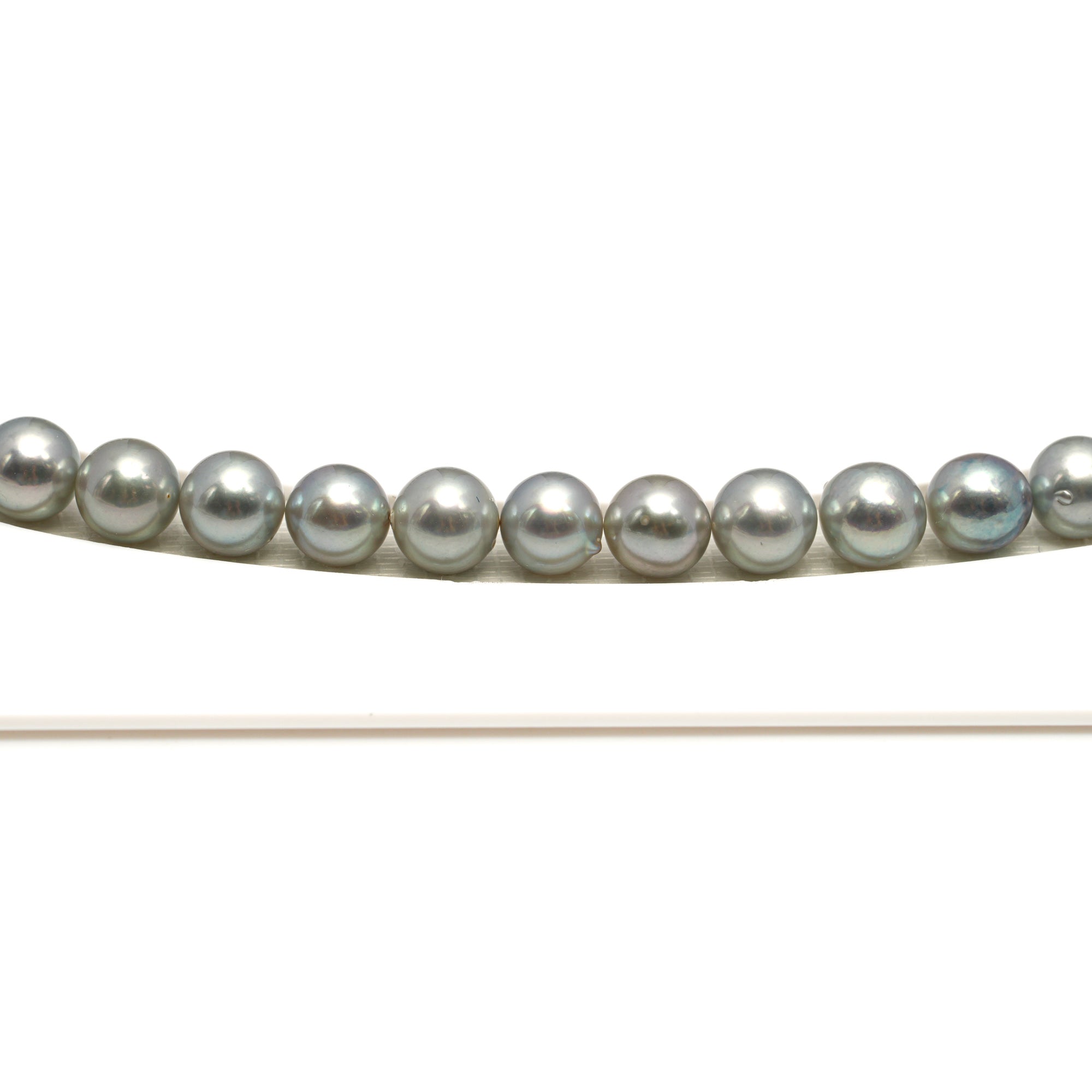 52pcs Akoya Pearl "High Luster" Silver Mix 7.2-7.7mm - SR/NR AAA/AA Quality Necklace AKNL1754 CMA1