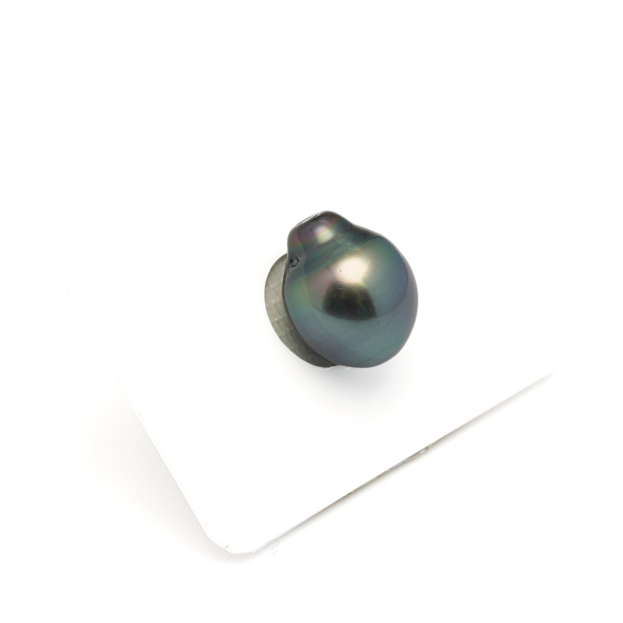 1pcs "High Luster" Blue Green 12.7mm - SB AAA Quality Tahitian Pearl Single LP2413 LP1