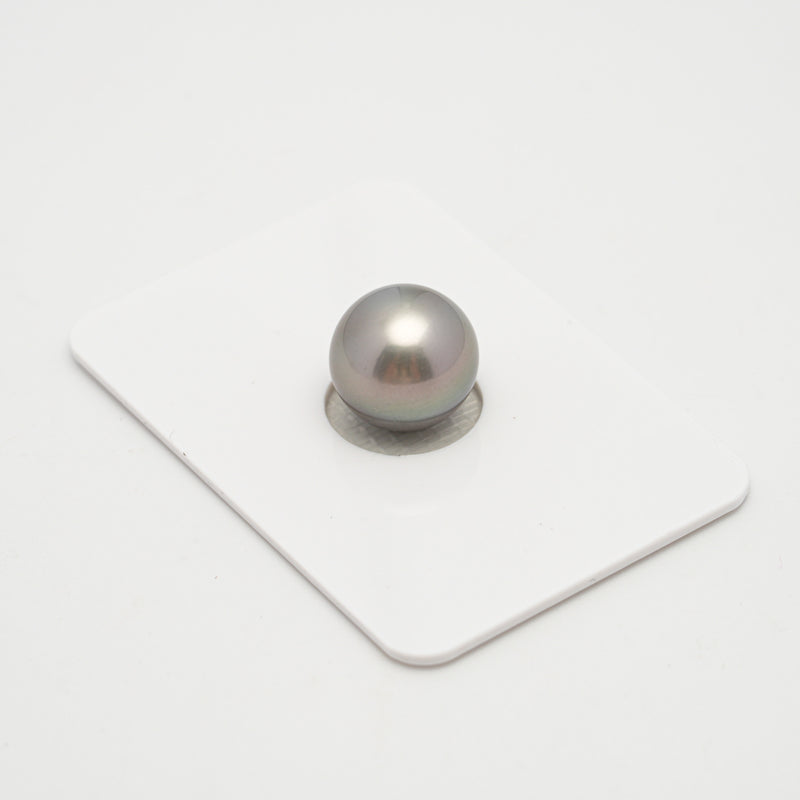 1pcs Silver Gray 10.6mm - SR/NR AAA Quality Tahitian Pearl Single LP2043 A101