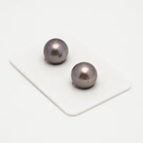 2pcs Cherry 11.2-11.3mm - RSR AAA/AA Quality Tahitian Pearl Pair ER1556 A101