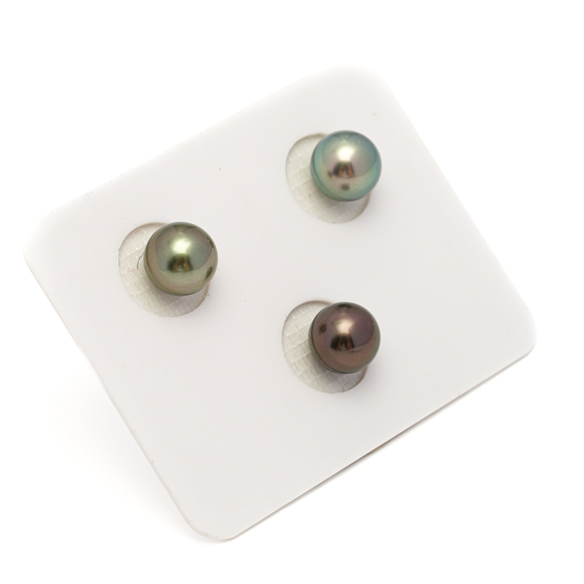 3pcs Multicolor 8.9-9mm - RSR AAA/AA Quality Tahitian Pearl Trio Set ER1831 OR13