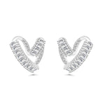 Earring Heartshape Quartz jewelry SHM1205