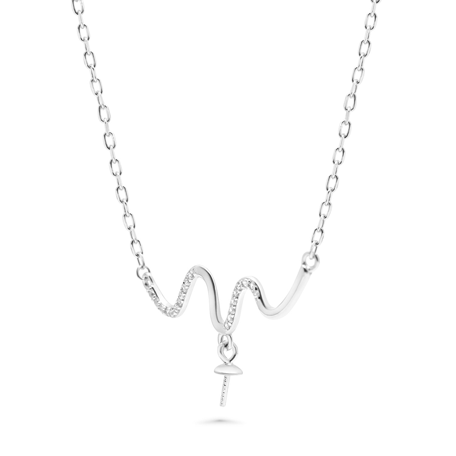 Pendant Chain 925 Silver for pearl SC310