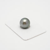 1pcs "High Luster" Green 13.7mm - RSR AAA/AA Quality Tahitian Pearl Single LP1940 A101