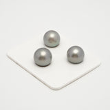 3pcs Light 12.3-12.9mm - SR AAA/AA Quality Tahitian Pearl Trio Set ER1560 A101