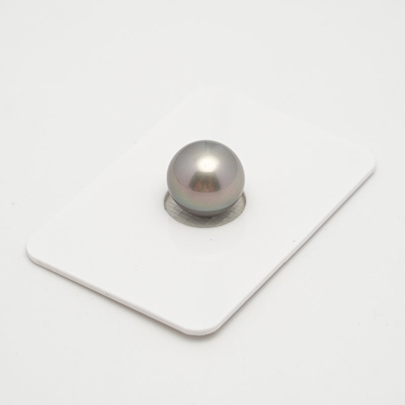 1pcs Silver Gray 10.6mm - SR/NR AAA Quality Tahitian Pearl Single LP2043 A101