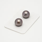 2pcs Cherry 11.2-11.3mm - RSR AAA/AA Quality Tahitian Pearl Pair ER1556 A101