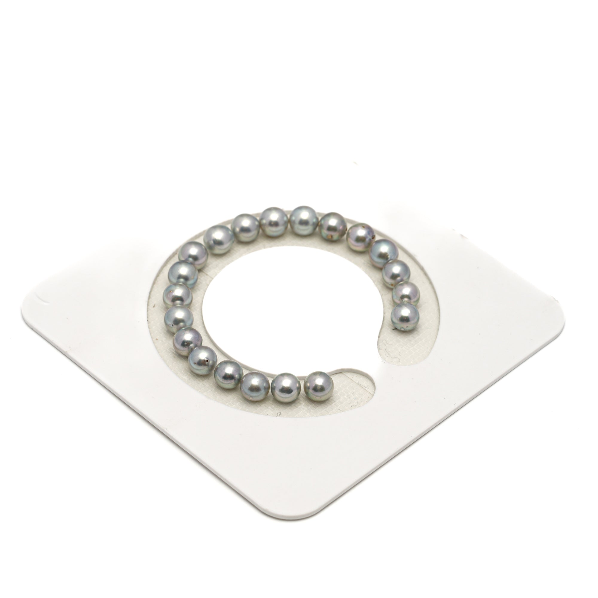 20pcs Akoya Pearl Silver Mix 7-7.4mm - SR/NR A/AA Quality Bracelet AKBR2421 CMA1