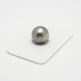 1pcs "High Luster" Green 13.7mm - RSR AAA/AA Quality Tahitian Pearl Single LP1940 A101