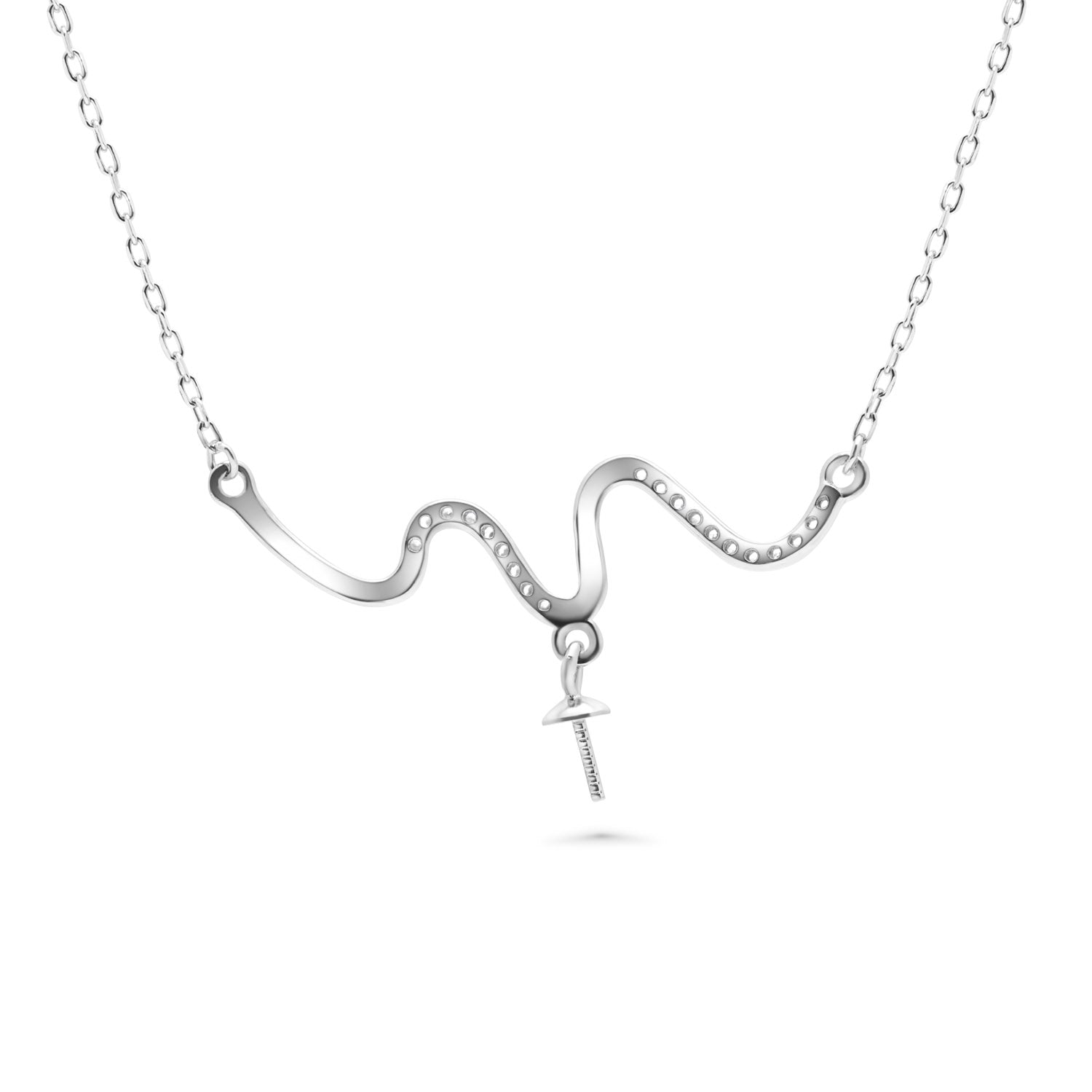 Pendant Chain 925 Silver for pearl SC310