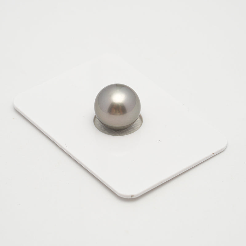 1pcs Silver Gray 10.6mm - SR/NR AAA Quality Tahitian Pearl Single LP2043 A101