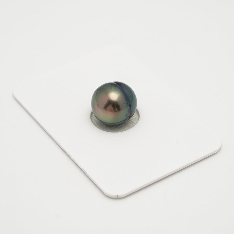 1pcs Peacock Green 11mm - CL AAA Quality Tahitian Pearl Single LP2017 OR7