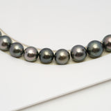 51pcs Green 8-10mm - SR/NR AA/A Quality Tahitian Pearl Drilled Necklace NL1577 CMP4