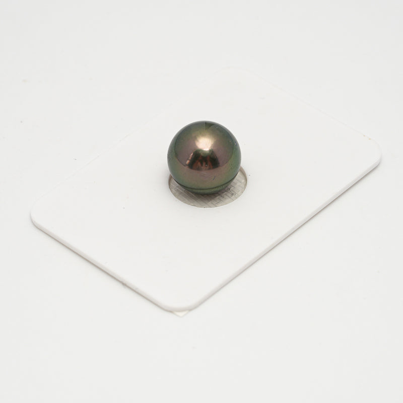 1pcs "Top Luster" Peacock 11.5mm - NR AA/AAA Quality Tahitian Pearl Single LP2130 A101