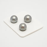 3pcs Light 12.3-12.9mm - SR AAA/AA Quality Tahitian Pearl Trio Set ER1560 A101