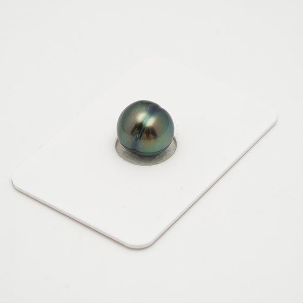 1pcs Peacock Green 11mm - CL AAA Quality Tahitian Pearl Single LP2017 OR7