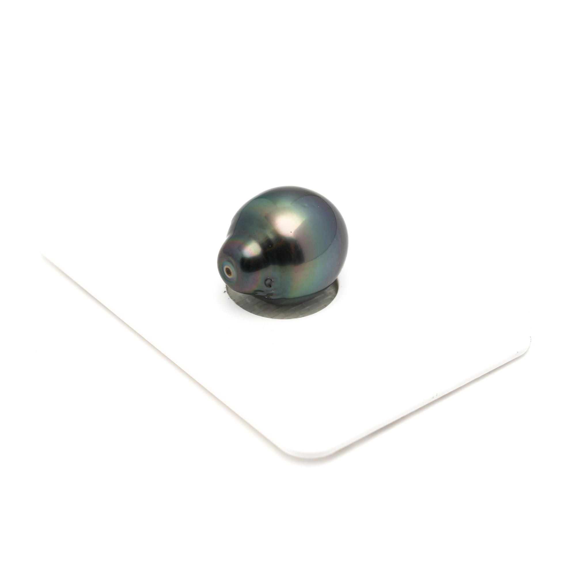 1pcs "High Luster" Blue Green 12.7mm - SB AAA Quality Tahitian Pearl Single LP2413 LP1