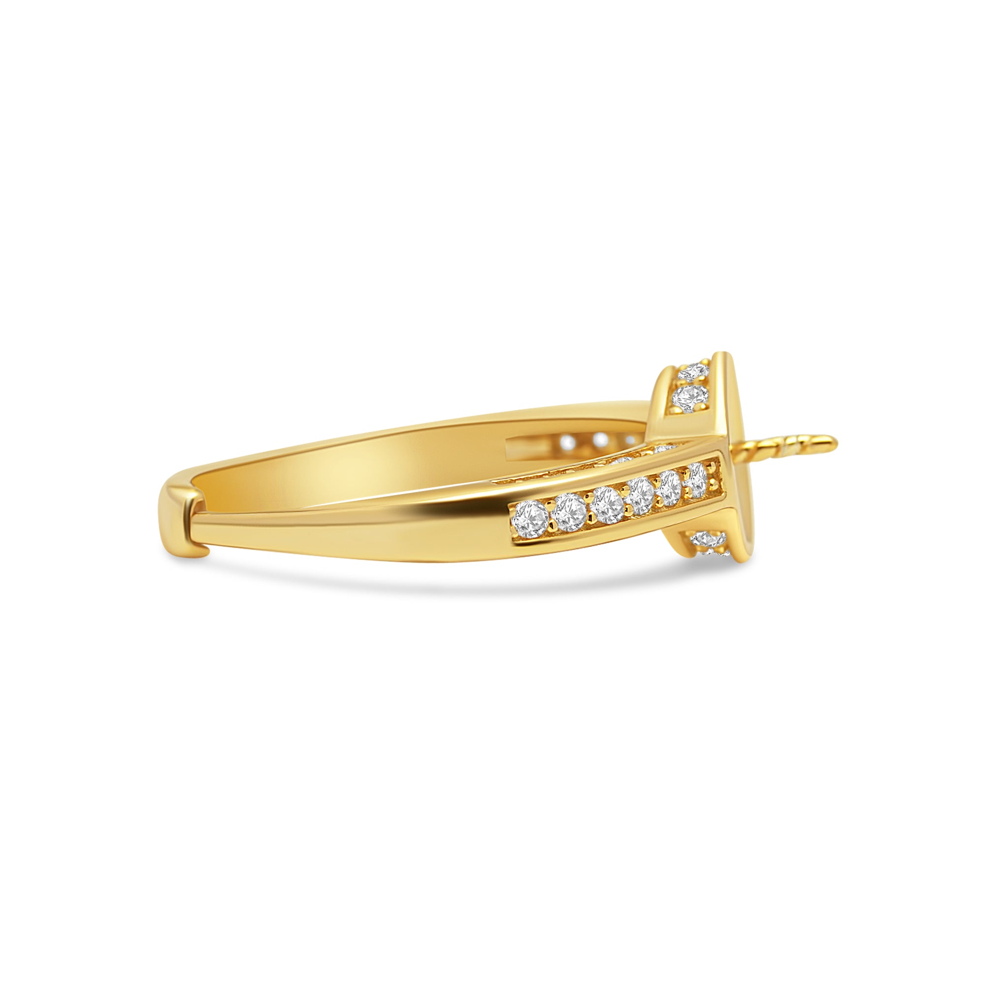 Adjustable Ring 925 Silver for pearl SC525G