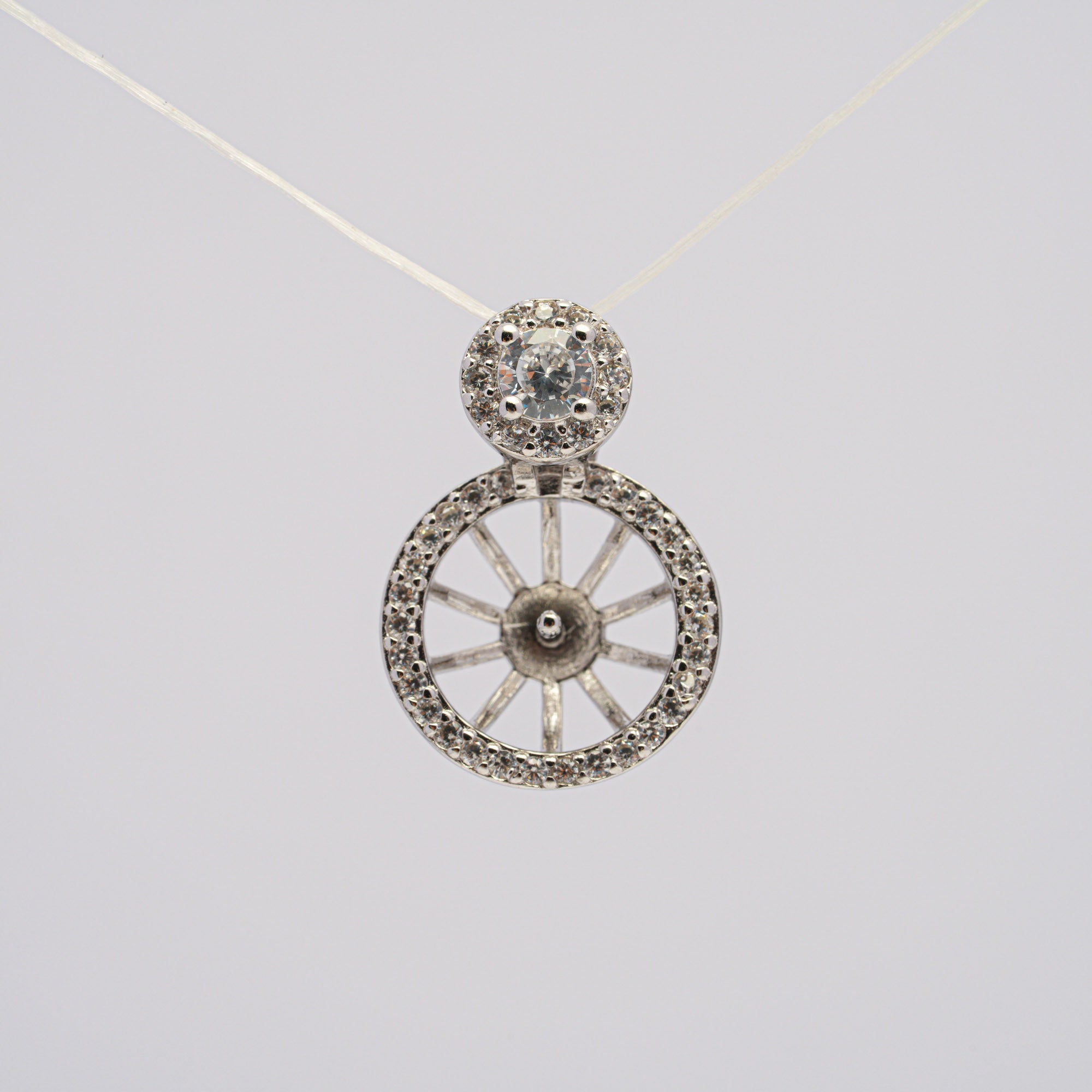 Pendant Clasp 925 Silver for Pearl SC564