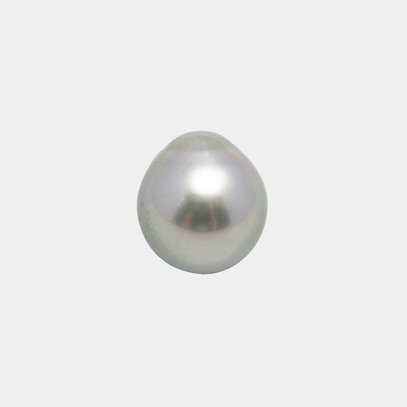 1pcs "High Luster" Silver Gray 11.1mm - SB AAA Quality Tahitian Pearl Single LP1993 MI1