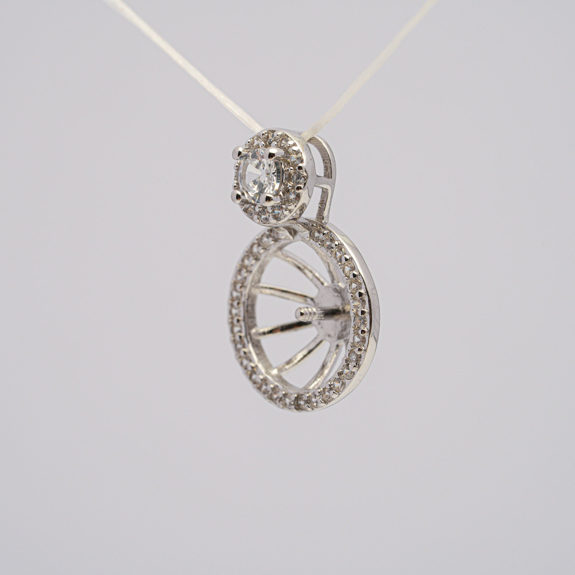 Pendant Clasp 925 Silver for Pearl SC564