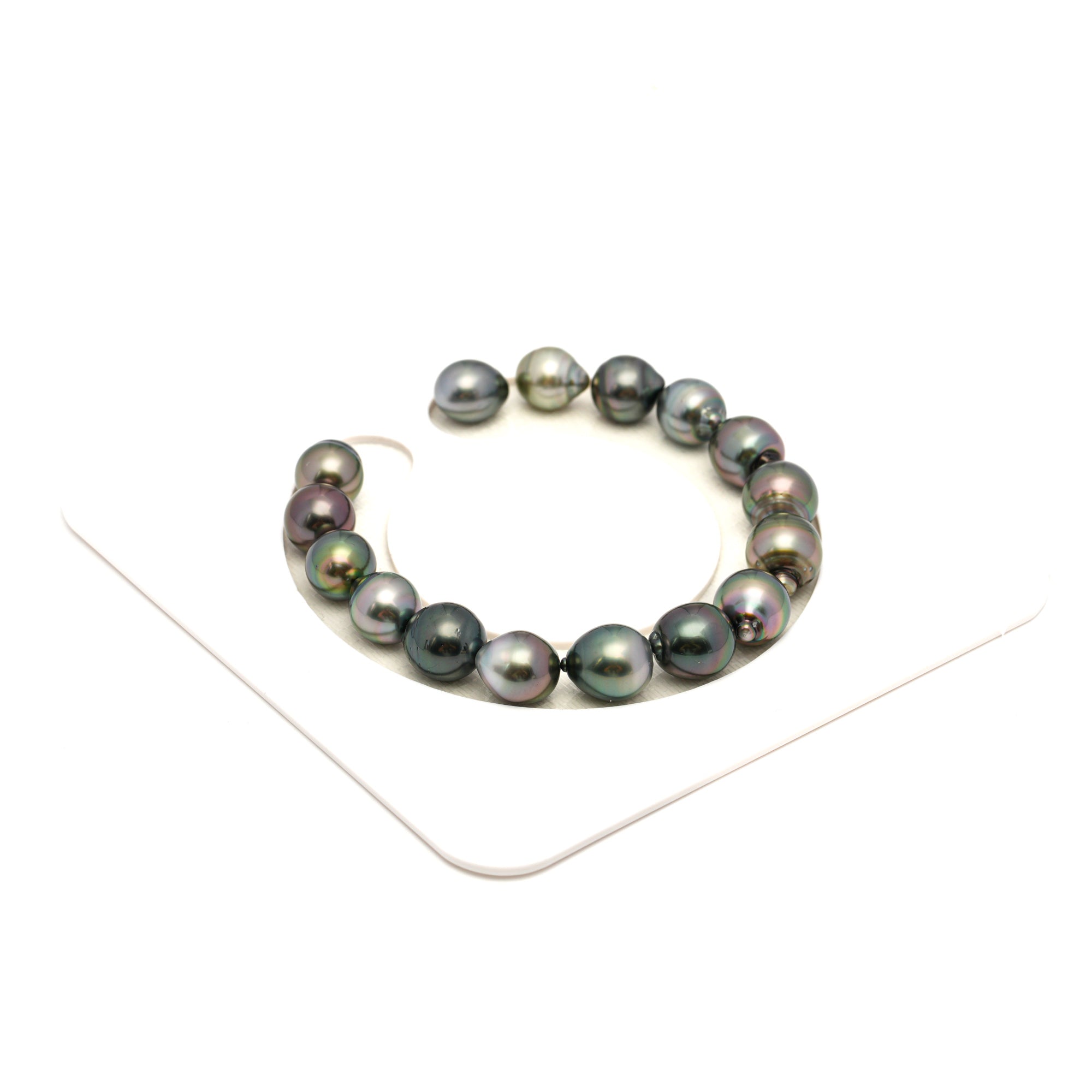 16pcs Multicolor 8-10mm - SB AAA Quality Tahitian Pearl Bracelet BR2381 TH5