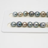 40pcs Multicolor 8-10mm - SB AAA Quality Tahitian Pearl Necklace NL1526