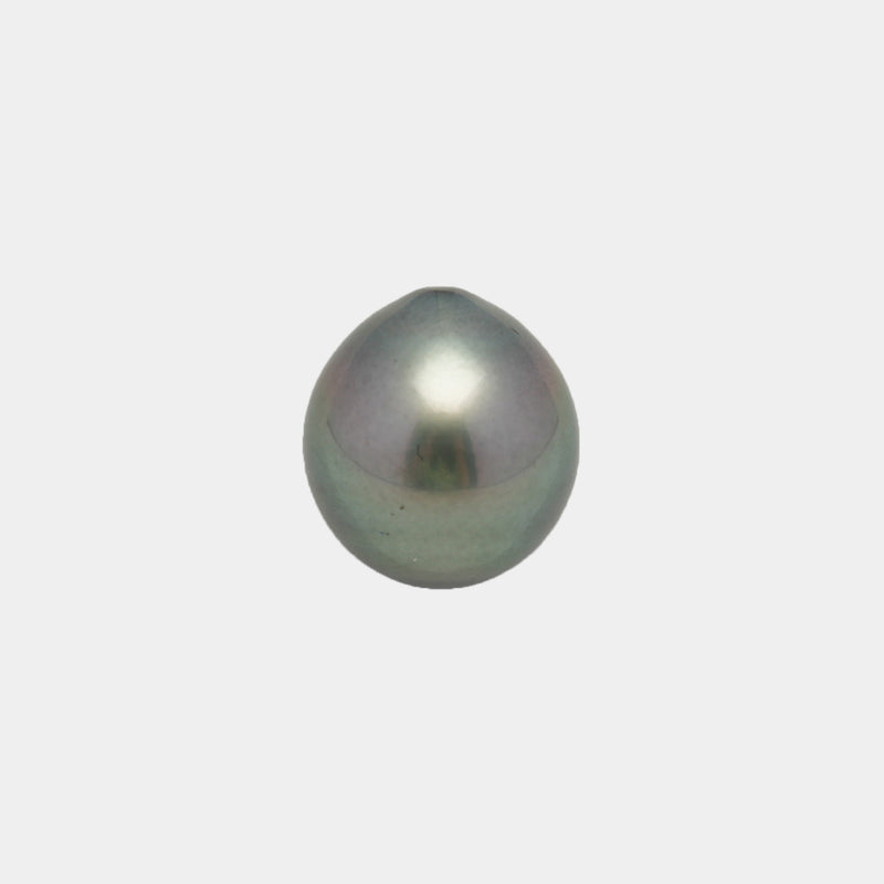 1pcs Green 13.1mm - DROP TOP Quality Tahitian Pearl Single LP1865 THMIX2.6