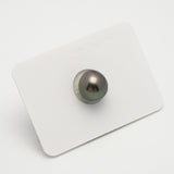 1pcs Green 10mm - DROP TOP Quality Tahitian Pearl Single LP2018 OR7