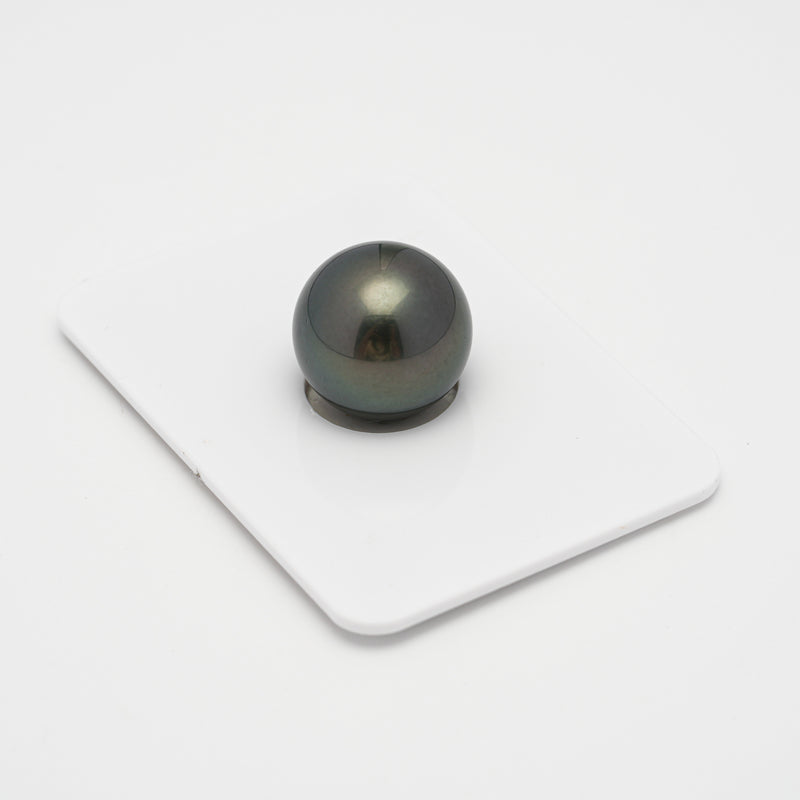 1pcs Dark Green 14.2mm - R AAA/AA Quality Tahitian Pearl Single LP1079