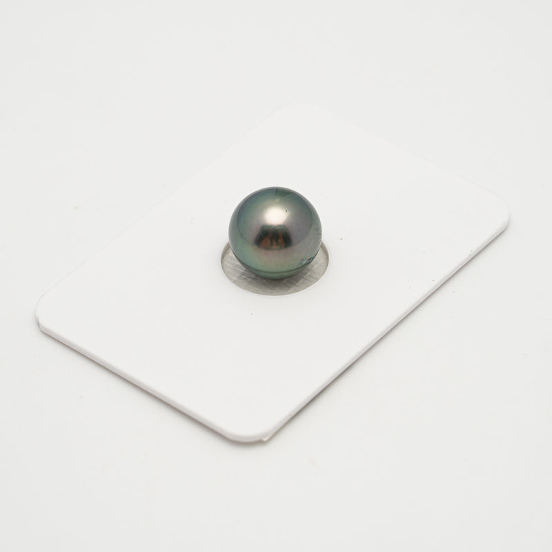 1pcs Blue Green 10.5mm - SR AAA Quality Tahitian Pearl Single LP2044 OR6