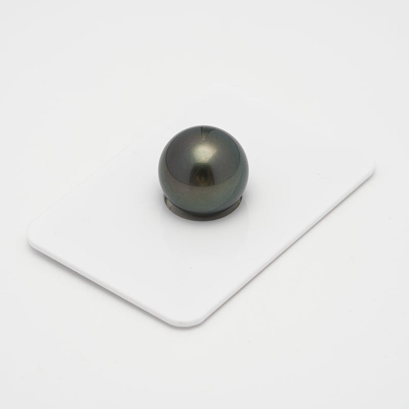 1pcs Dark Green 14.2mm - R AAA/AA Quality Tahitian Pearl Single LP1079