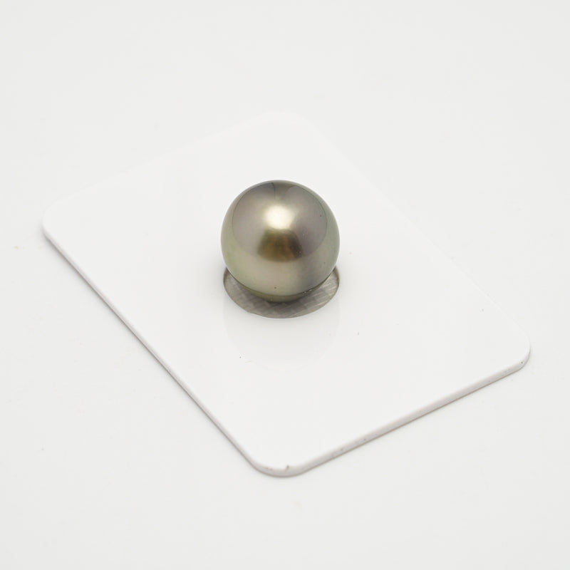 1pcs Golden Green 12.5mm - BT AAA/AA Quality Tahitian Pearl Single LP2086 A101