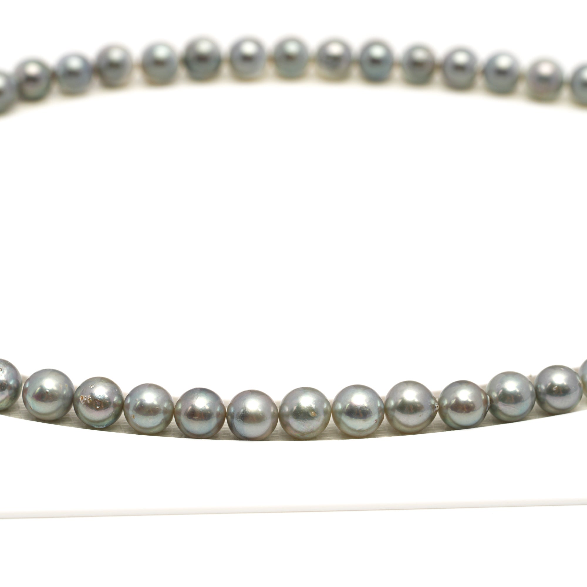 53pcs Akoya Pearl "High Luster" Silver Mix 7-7.9mm - SB/NR AA/A Quality Necklace AKNL1755 CMA1