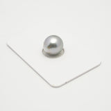 1pcs "High Luster" Silver Gray 11.1mm - SB AAA Quality Tahitian Pearl Single LP1993 MI1