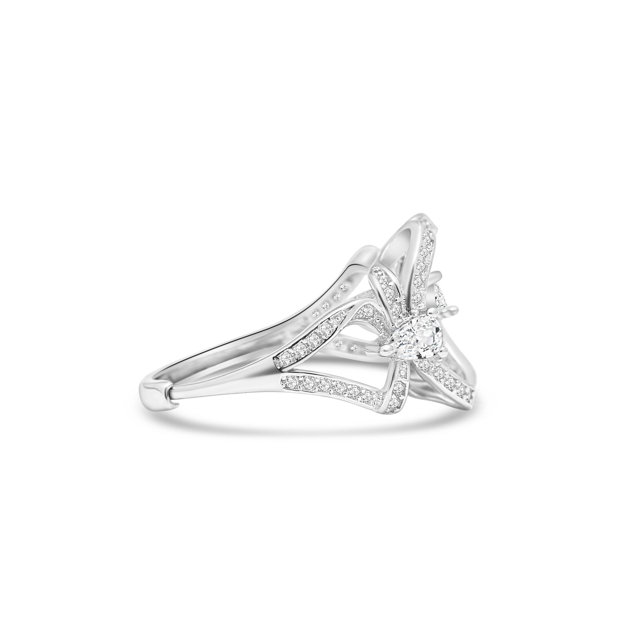Adjustable Ring 925 Silver for pearl SC526