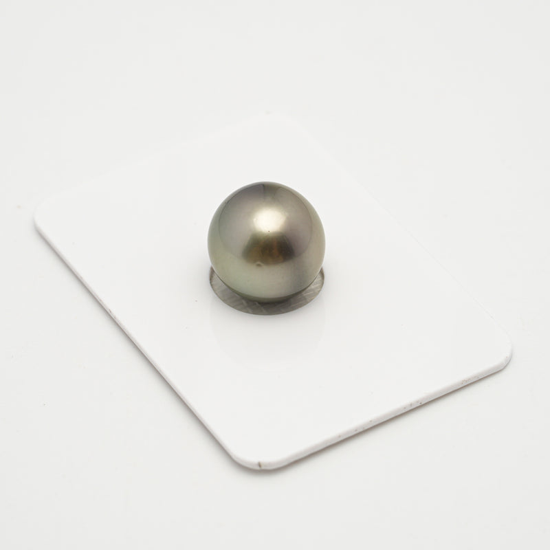 1pcs Golden Green 12.5mm - BT AAA/AA Quality Tahitian Pearl Single LP2086 A101